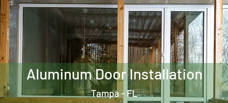  Aluminum Door Installation Tampa - FL