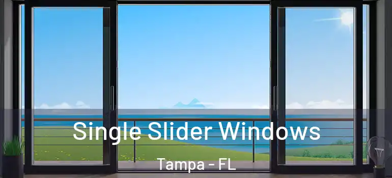 Single Slider Windows Tampa - FL