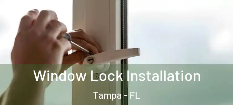  Window Lock Installation Tampa - FL